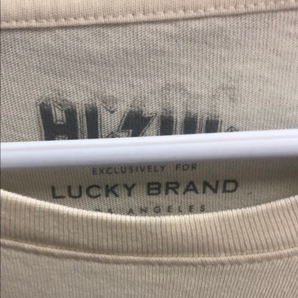 Lucky Brand Cream Graphic Tee - Picture 2 of 4